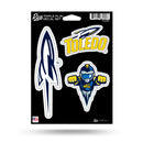 Toledo Rockets Triple Play Sticker