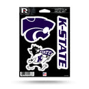 Kansas State Wildcats Triple Play Sticker