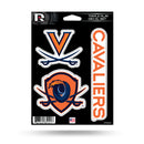 Virginia Cavaliers Triple Play Sticker