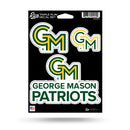 George Mason Patriots Triple Play Sticker