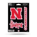 Nebraska University Triple Play Sticker