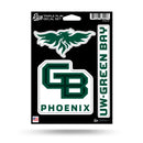 Wisconsin–Green Bay Phoenix Triple Play Sticker