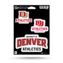 Denver Pioneers Triple Play Sticker