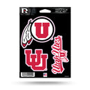 Utah University Triple Play Sticker