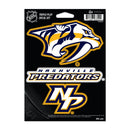 Nashville Predators Triple Play Sticker