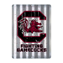 South Carolina Gamecocks Tin Metal Roof Sign (12"x16")
