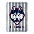 Connecticut Huskies Tin Metal Roof Sign (12"x16")