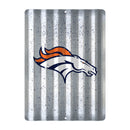 Denver Broncos Tin Metal Roof Sign (12"x16")