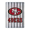 San Francisco 49ers Tin Metal Roof Sign (12"x16")