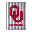 Oklahoma Sooners Tin Metal Roof Sign (12"x16")