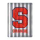 Syracuse Orange Tin Metal Roof Sign (12"x16")
