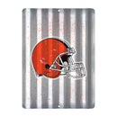 Cleveland Browns Tin Metal Roof Sign (12"x16")