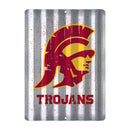 Southern California Trojans Tin Metal Roof Sign (12"x16")