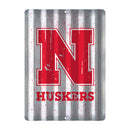 Nebraska Cornhuskers Tin Metal Roof Sign (12"x16")