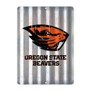 Oregon State Beavers Tin Metal Roof Sign (12"x16")
