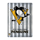 Pittsburgh Penguins Tin Metal Roof Sign (12"x16")