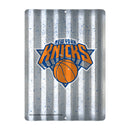 New York Knicks Tin Metal Roof Sign (12"x16")