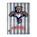 Florida Panthers Tin Metal Roof Sign (12"x16")