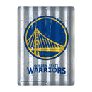 Golden State Warriors Tin Metal Roof Sign (12"x16")