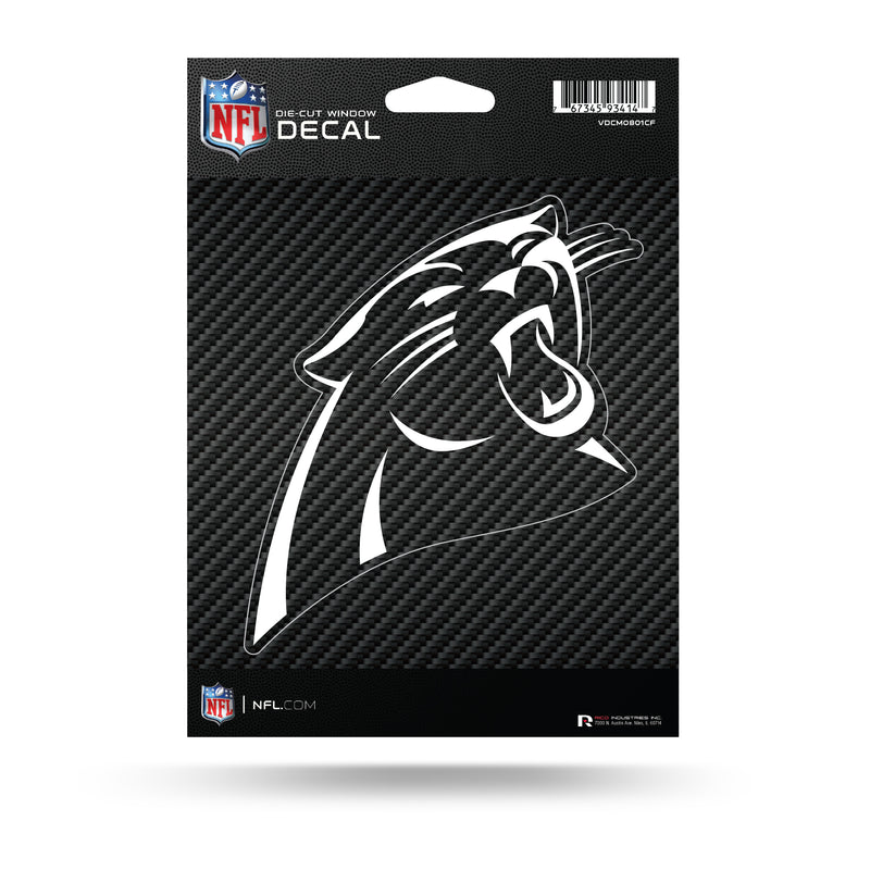 NFL Carolina Panthers 5" x 7" Vinyl Die-Cut Decal - Car/Truck/Home Accessory By Rico Industries