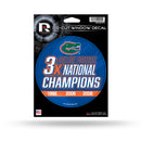 NCAA Florida Gators 5" x 7" Vinyl Die-Cut Decal - Car/Truck/Home Accessory By Rico Industries