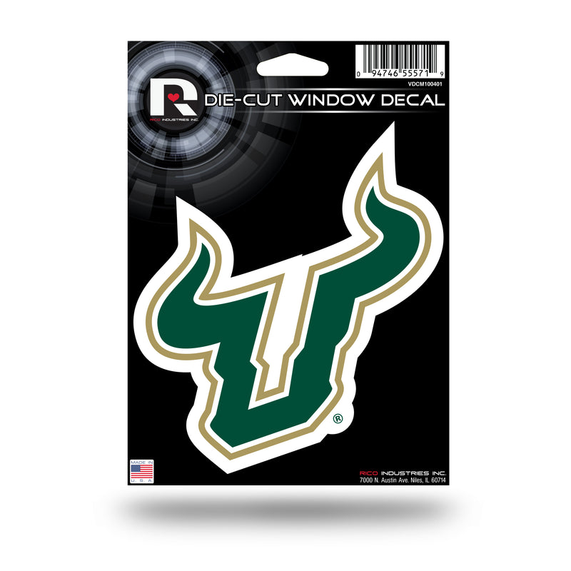 NCAA South Florida Bulls 5" x 7" Vinyl Die-Cut Decal - Car/Truck/Home Accessory By Rico Industries