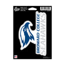 Broward College Seahawks Medium Die Cut Decal
