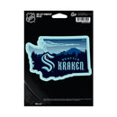 Seattle Kraken Resort Design Medium Die Cut Decal