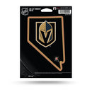 NHL Vegas Golden Knights 5" x 7" Vinyl Die-Cut Decal - Car/Truck/Home Accessory By Rico Industries