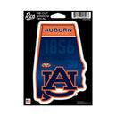 Auburn Tigers State Shape Medium Die Cut Decal