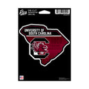 South Carolina Gamecocks State Shape Medium Die Cut Decal