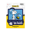 North Carolina Tar Heels Peanuts Game Day Medium Die Cut Decal