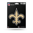 NFL New Orleans Saints 5" x 7" Vinyl Die-Cut Decal - Car/Truck/Home Accessory By Rico Industries