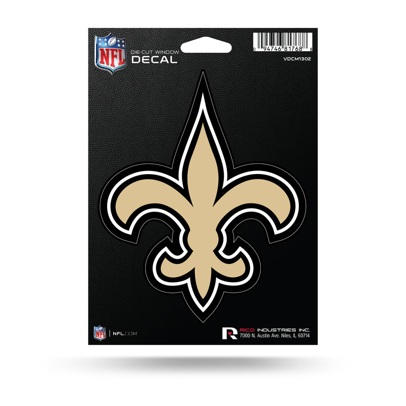 NFL New Orleans Saints 5" x 7" Vinyl Die-Cut Decal - Car/Truck/Home Accessory By Rico Industries