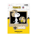 New Orleans Saints Peanuts Game Day Medium Die Cut Decal