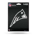 NFL New England Patriots 5" x 7" Vinyl Die-Cut Decal - Car/Truck/Home Accessory By Rico Industries