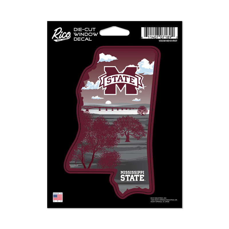 Mississippi State Bulldogs Resort Design Medium Die Cut Decal