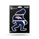 Broncos Bigfoot Design Medium Die Cut Decal