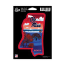 Mississippi Rebels Resort Design Medium Die Cut Decal