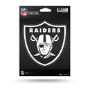 NFL Las Vegas Raiders 5" x 7" Vinyl Die-Cut Decal - Car/Truck/Home Accessory By Rico Industries