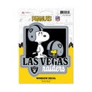 Las Vegas Raiders Peanuts Game Day Medium Die Cut Decal