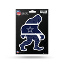 Cowboys Bigfoot Design Medium Die Cut Decal