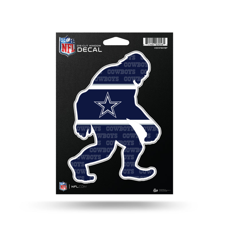 Cowboys Bigfoot Design Medium Die Cut Decal