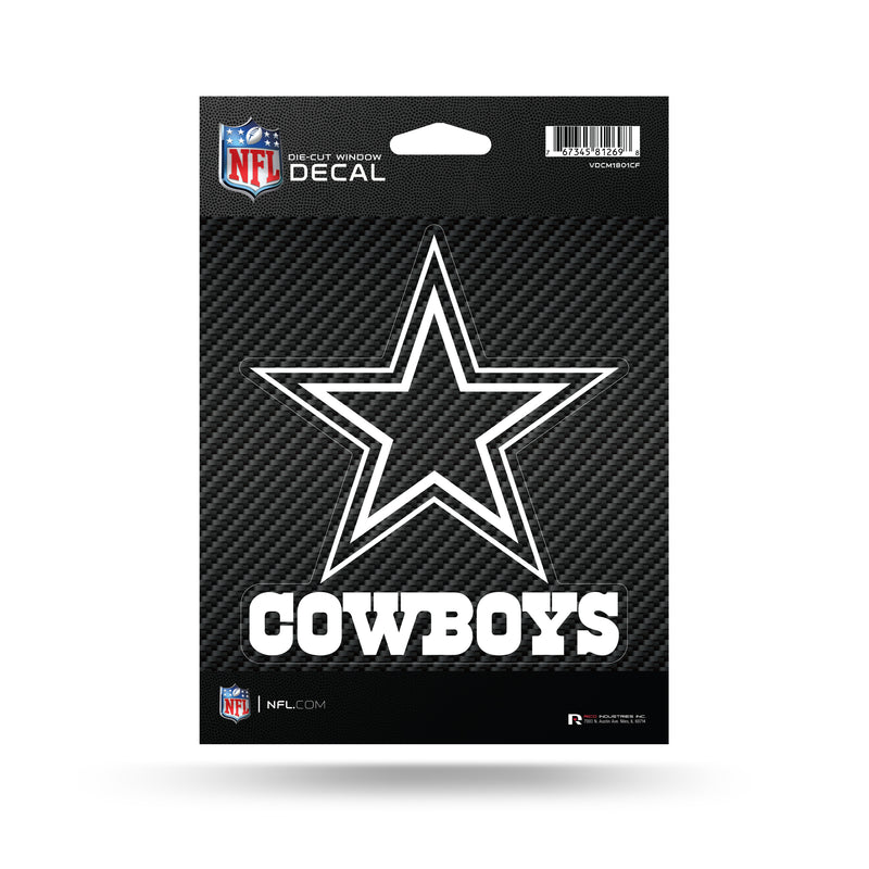 NFL Dallas Cowboys 5" x 7" Vinyl Die-Cut Decal - Car/Truck/Home Accessory By Rico Industries