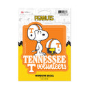Tennessee Volunteers Peanuts Game Day Medium Die Cut Decal