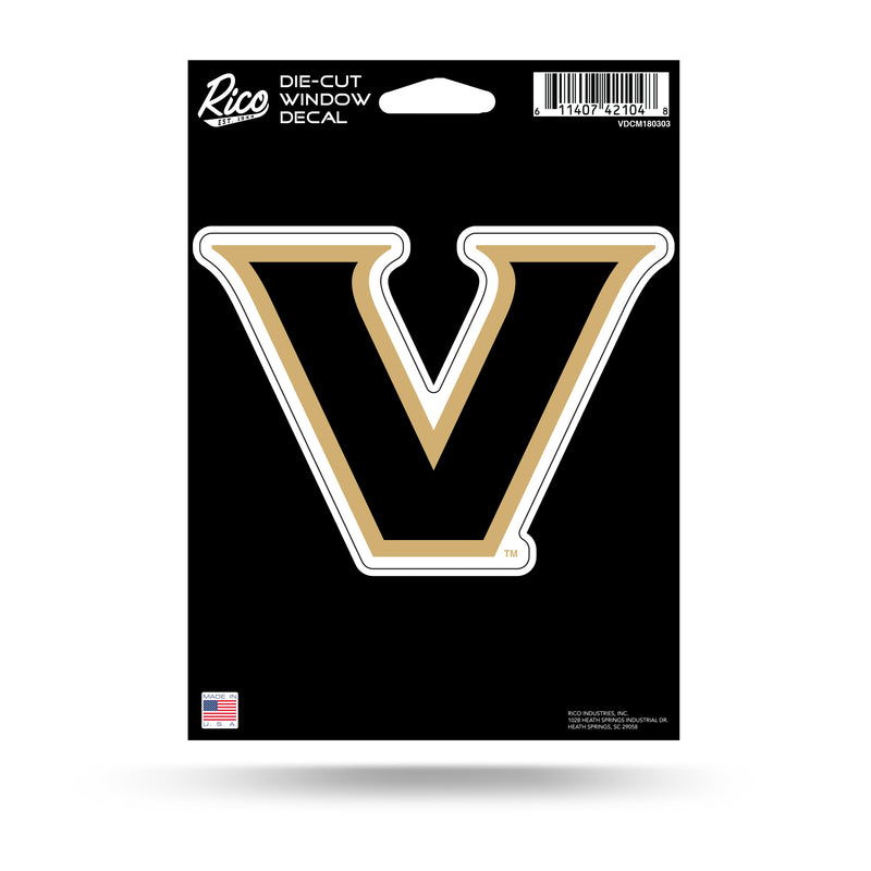 Vanderbilt Medium Die Cut Decal