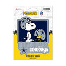 Dallas Cowboys Peanuts Game Day Medium Die Cut Decal