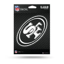 NFL San Francisco 49ers 5" x 7" Vinyl Die-Cut Decal - Car/Truck/Home Accessory By Rico Industries