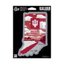 Indiana Hoosiers Resort Design Medium Die Cut Decal