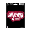 Indiana University 2026 Football National Champions Medium Die Cut Decal